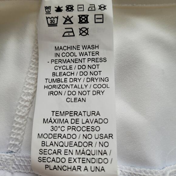 NWT Puma PWRSHAPE Colorblock Skort Size L White Navy Activewear Athletic Skirt - Picture 10 of 16